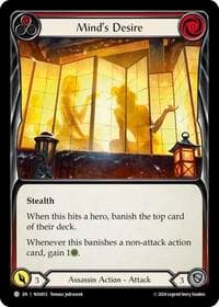 Mind's Desire (Red) - Blitz Deck: Part the Mistveil - Nuu - Flesh and Blood TCG card