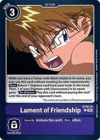 Lament of Friendship (Demo Deck Exclusive) - Digimon Demo Deck Exclusive Cards - Digimon Card Game card