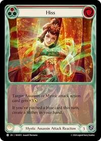 Hiss (Red) - Blitz Deck: Part the Mistveil - Nuu - Flesh and Blood TCG card