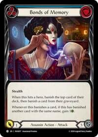 Bonds of Memory (Blue) - Blitz Deck: Part the Mistveil - Nuu - Flesh and Blood TCG card