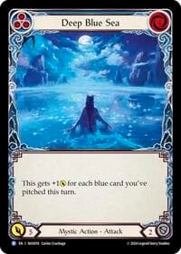 Deep Blue Sea (Blue) - Blitz Deck: Part the Mistveil - Nuu - Flesh and Blood TCG card