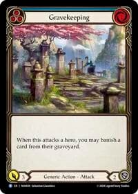 Gravekeeping - Blitz Deck: Part the Mistveil - Nuu - Flesh and Blood TCG card