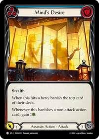 Mind's Desire (Blue) - Blitz Deck: Part the Mistveil - Nuu - Flesh and Blood TCG card