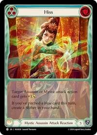Hiss (Blue) - Blitz Deck: Part the Mistveil - Nuu - Flesh and Blood TCG card