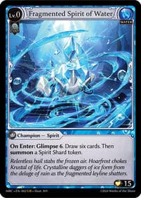 Fragmented Spirit of Water - Mercurial Heart - Grand Archive TCG card