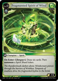 Fragmented Spirit of Wind - Mercurial Heart - Grand Archive TCG card