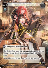 Tristan, Underhanded (CSR) - Mercurial Heart - Grand Archive TCG card