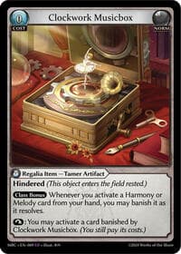 Clockwork Musicbox - Mercurial Heart - Grand Archive TCG card