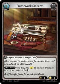 Framework Sidearm - Mercurial Heart - Grand Archive TCG card