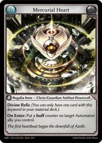 Mercurial Heart - Mercurial Heart - Grand Archive TCG card