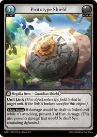 Prototype Shield - Mercurial Heart - Grand Archive TCG card