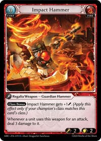 Impact Hammer - Mercurial Heart - Grand Archive TCG card