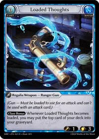 Loaded Thoughts - Mercurial Heart - Grand Archive TCG card