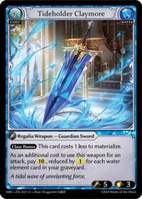 Tideholder Claymore - Mercurial Heart - Grand Archive TCG card
