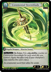 Ceremonial Stormblade - Mercurial Heart - Grand Archive TCG card