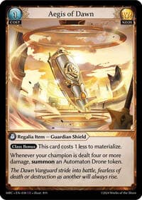 Aegis of Dawn - Mercurial Heart - Grand Archive TCG card
