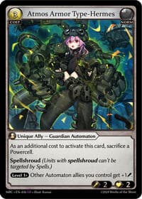 Atmos Armor Type-Hermes - Mercurial Heart - Grand Archive TCG card