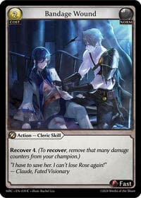 Bandage Wound - Mercurial Heart - Grand Archive TCG card