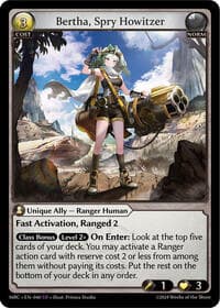 Bertha, Spry Howitzer - Mercurial Heart - Grand Archive TCG card