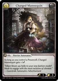 Charged Mannequin - Mercurial Heart - Grand Archive TCG card