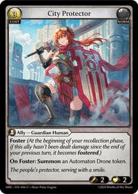 City Protector - Mercurial Heart - Grand Archive TCG card