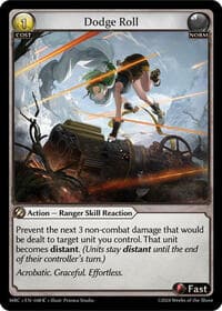 Dodge Roll - Mercurial Heart - Grand Archive TCG card
