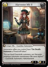 Harvester Mk II - Mercurial Heart - Grand Archive TCG card
