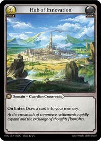 Hub of Innovation - Mercurial Heart - Grand Archive TCG card
