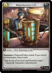 Manufacture Cell - Mercurial Heart - Grand Archive TCG card