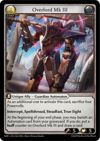Overlord Mk III - Mercurial Heart - Grand Archive TCG card