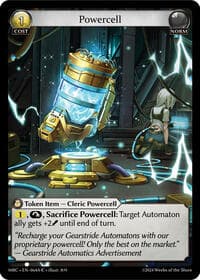 Powercell (64A) - Mercurial Heart - Grand Archive TCG card