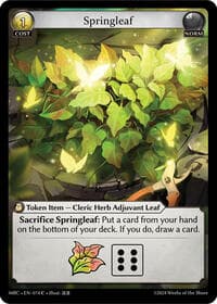 Springleaf - Mercurial Heart - Grand Archive TCG card