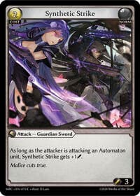 Synthetic Strike - Mercurial Heart - Grand Archive TCG card