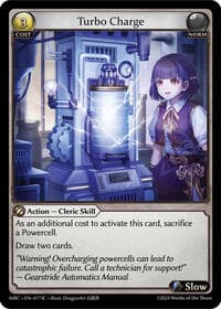 Turbo Charge - Mercurial Heart - Grand Archive TCG card
