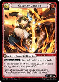Calamity Cannon - Mercurial Heart - Grand Archive TCG card