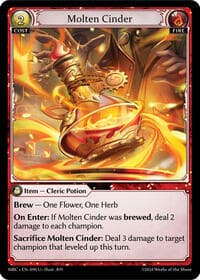 Molten Cinder - Mercurial Heart - Grand Archive TCG card