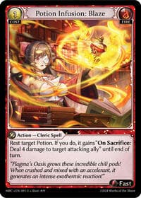 Potion Infusion: Blaze - Mercurial Heart - Grand Archive TCG card