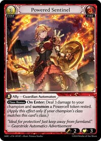 Powered Sentinel - Mercurial Heart - Grand Archive TCG card