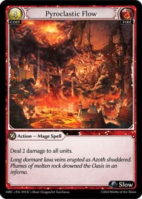 Pyroclastic Flow - Mercurial Heart - Grand Archive TCG card
