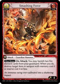 Smashing Force - Mercurial Heart - Grand Archive TCG card