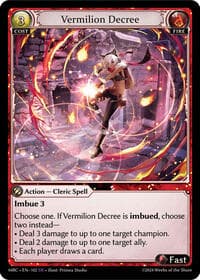 Vermilion Decree - Mercurial Heart - Grand Archive TCG card