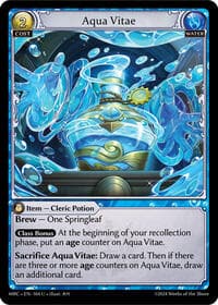 Aqua Vitae - Mercurial Heart - Grand Archive TCG card