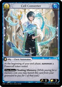 Cell Converter - Mercurial Heart - Grand Archive TCG card