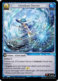 Cerulean Decree - Mercurial Heart - Grand Archive TCG card
