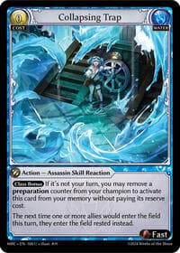 Collapsing Trap - Mercurial Heart - Grand Archive TCG card