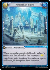 Krustallan Ruins - Mercurial Heart - Grand Archive TCG card