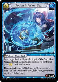 Potion Infusion: Seal - Mercurial Heart - Grand Archive TCG card