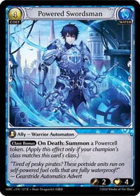 Powered Swordsman - Mercurial Heart - Grand Archive TCG card