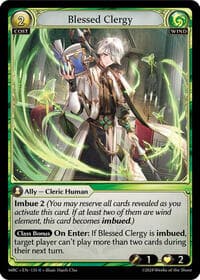 Blessed Clergy - Mercurial Heart - Grand Archive TCG card