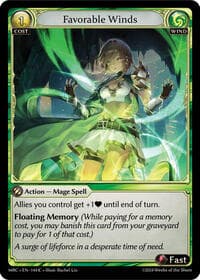 Favorable Winds - Mercurial Heart - Grand Archive TCG card